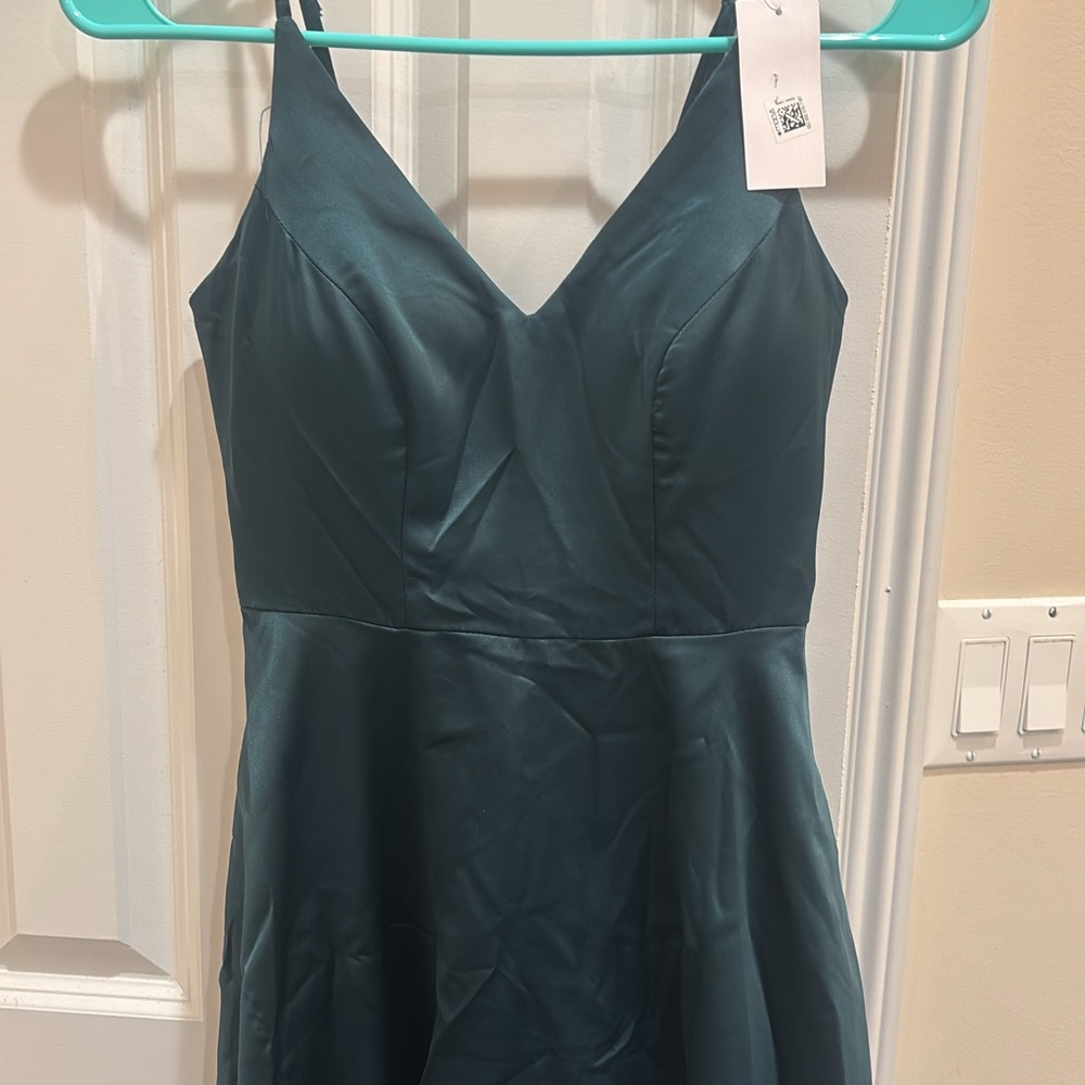 Teal Sleeveless Dress